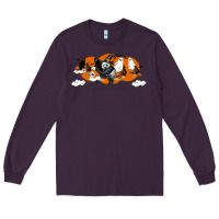 Plum Hallowen Panda Long Sleeve Tee - LillyAllenDesigns