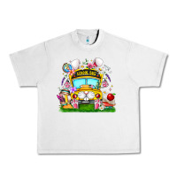 Lunar Rock Easter School Bus Urban Heavy Tee - CowhideDigitalArt