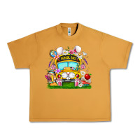 Peanut Butter Easter School Bus Urban Heavy Tee - CowhideDigitalArt