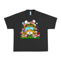 Pigment Black Easter School Bus Urban Heavy Tee - CowhideDigitalArt