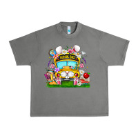 Tornado Easter School Bus Urban Heavy Tee - CowhideDigitalArt