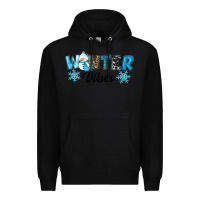 Black winter vibes Premium Hoodie - RanaPortraitStore