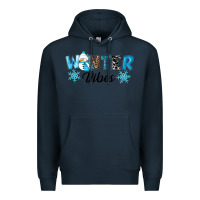 Navy winter vibes Premium Hoodie - RanaPortraitStore