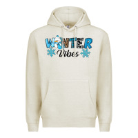 Oatmeal Heather winter vibes Premium Hoodie - RanaPortraitStore