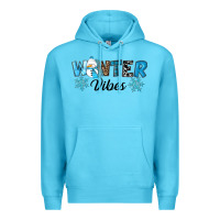 Ocean Blue winter vibes Premium Hoodie - RanaPortraitStore