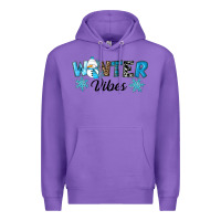 Purple winter vibes Premium Hoodie - RanaPortraitStore