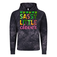 Cloud Black sassy little clover st patrick s day Vintage Hoodie - Artiststas