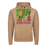 Vintage Coffee sassy little clover st patrick s day Vintage Hoodie - Artiststas