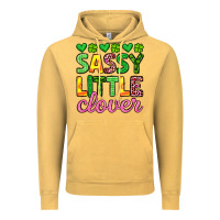 Vintage Mustard sassy little clover st patrick s day Vintage Hoodie - Artiststas
