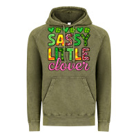 Vintage Olive sassy little clover st patrick s day Vintage Hoodie - Artiststas