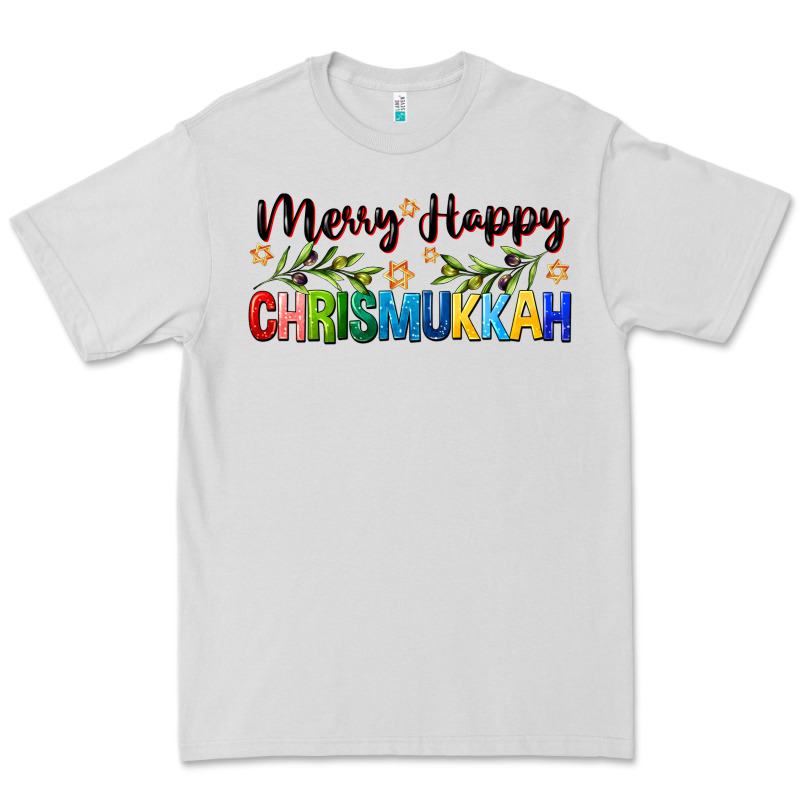 Merry Happy Chrismukkah With Olive Branch Premium Tee by FaDigitalArtStudio | Teevron