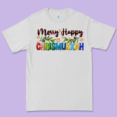 Merry Happy Chrismukkah With Olive Branch Premium Tee Designed By Fadigitalartstudio