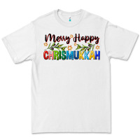 White merry happy chrismukkah with olive branch Premium Tee - FaDigitalArtStudio