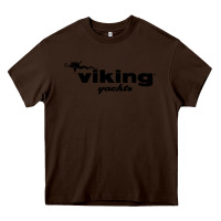 Chocolate Brown viking yachts Heavy Core Tee - baoMotion