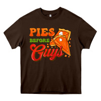 Chocolate Brown Pies Before Guys Heavy Core Tee - FaDigitalArtStudio