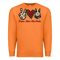 Carrot Peace Love Blue Heeler Premium Sweatshirt - Jasminsmagicworld