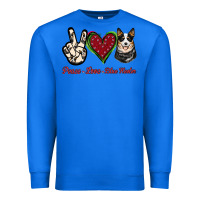 True Royal Peace Love Blue Heeler Premium Sweatshirt - Jasminsmagicworld