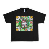 Black Easter Bunny Urban Heavy Tee - CowhideDigitalArt