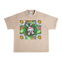 French Oak Easter Bunny Urban Heavy Tee - CowhideDigitalArt