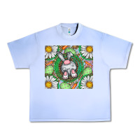 Grape Ice Easter Bunny Urban Heavy Tee - CowhideDigitalArt