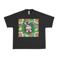 Pigment Black Easter Bunny Urban Heavy Tee - CowhideDigitalArt