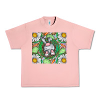 Salmon Easter Bunny Urban Heavy Tee - CowhideDigitalArt