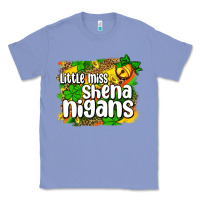 Colony Blue St. Patrick's Little miss shenanigans Classic Tee - OliviaCreatesArt