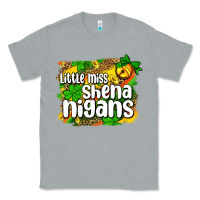 Heather Grey St. Patrick's Little miss shenanigans Classic Tee - OliviaCreatesArt