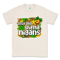 Natural St. Patrick's Little miss shenanigans Classic Tee - OliviaCreatesArt