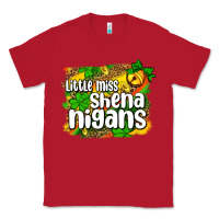 Red St. Patrick's Little miss shenanigans Classic Tee - OliviaCreatesArt