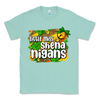 Seafoam St. Patrick's Little miss shenanigans Classic Tee - OliviaCreatesArt