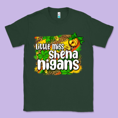 St. Patrick's Little Miss Shenanigans Classic Tee Designed By Oliviacreatesart