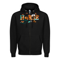 Black fall nurse Zipper Hoodie - RanaPortraitStore