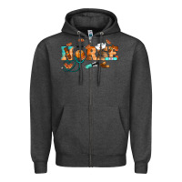 Charcoal Heather fall nurse Zipper Hoodie - RanaPortraitStore
