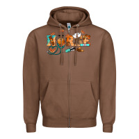 Chestnut fall nurse Zipper Hoodie - RanaPortraitStore