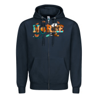 Navy fall nurse Zipper Hoodie - RanaPortraitStore