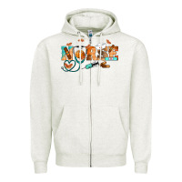 Oatmeal Heather fall nurse Zipper Hoodie - RanaPortraitStore