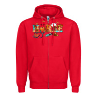 Red fall nurse Zipper Hoodie - RanaPortraitStore
