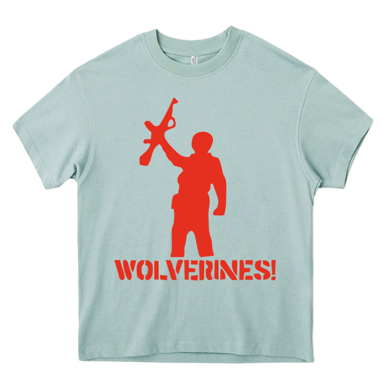 Red Dawn Wolverines Heavy Core Tee by baoMotion | Teevron