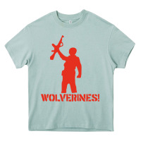 Arona red dawn wolverines Heavy Core Tee - baoMotion
