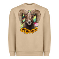 Mushroom Colorodo Bighorn Sheep Heavyweight Sweatshirt - Jasminsmagicworld