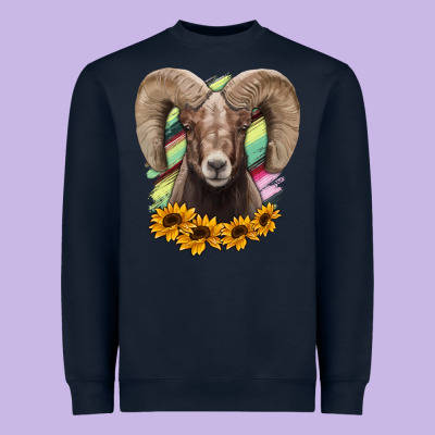 Colorodo Bighorn Sheep Heavyweight Sweatshirt Designed By Jasminsmagicworld