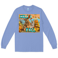 Colony Blue Hello Fall Rabbit Long Sleeve Tee - LillyAllenDesigns