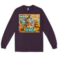 Plum Hello Fall Rabbit Long Sleeve Tee - LillyAllenDesigns