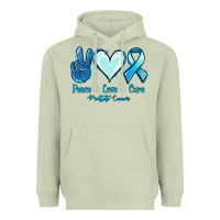 Matcha Peace Love Cure Prostate Cancer Heavyweight Hoodie - Jasminsmagicworld