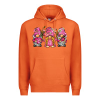 Carrot breast cancer gnome Premium Hoodie - BarkalooDesign