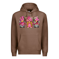 Chestnut breast cancer gnome Premium Hoodie - BarkalooDesign