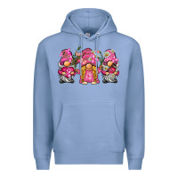 Colony Blue breast cancer gnome Premium Hoodie - BarkalooDesign