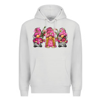 Dove Grey breast cancer gnome Premium Hoodie - BarkalooDesign