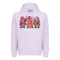 Lilac breast cancer gnome Premium Hoodie - BarkalooDesign